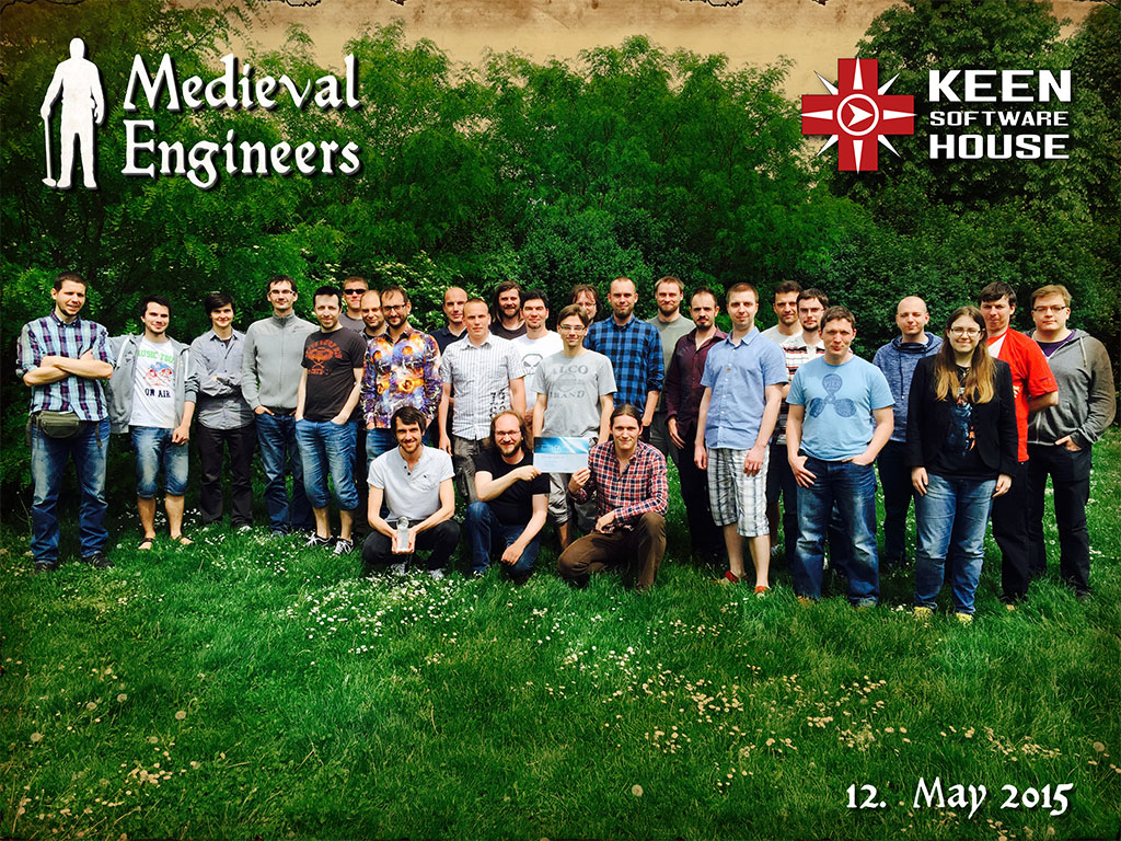 2ME team | Medieval Engineers Wins Czech Game of the Year 2014 Technical Contribution Award