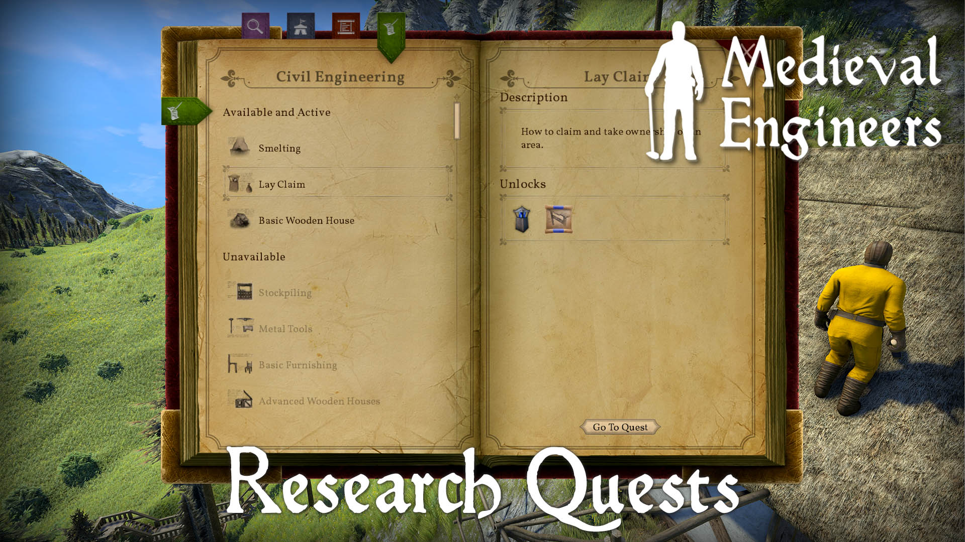 Research Quests | Coming soon in 0.6: Improved Experience and Research Quests!